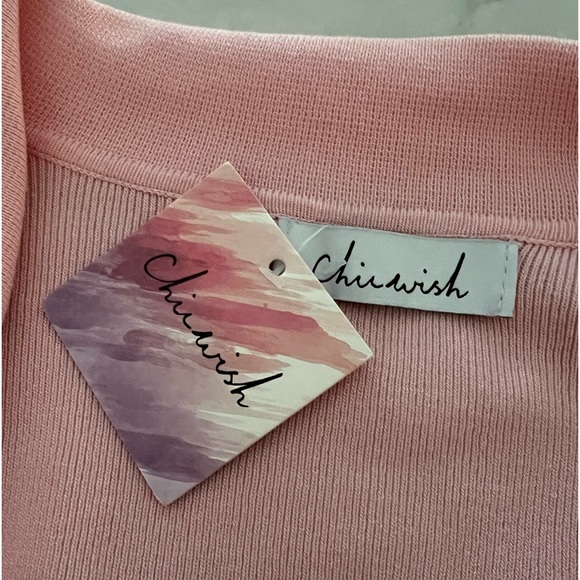 Chicwish WIDE LAPEL TIE WAIST KNIT CARDIGAN - Picture 4 of 8